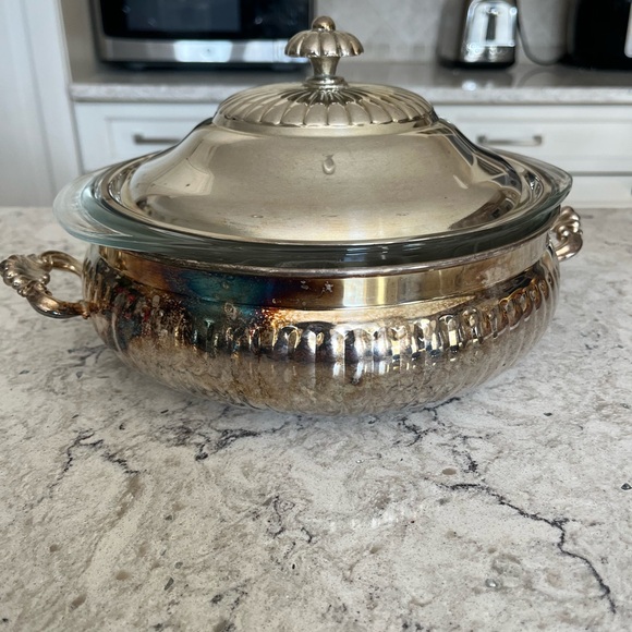 1950’s vintage silver covered dish - Picture 2 of 8